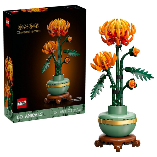 278-Piece LEGO Icons Chrysanthemum Flower Creative 10368 Building Set