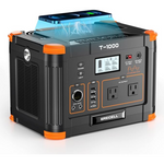 Portable 1000W (Peak 2000W) 999Wh Solar Generator W/ 60W USB-C PD Output
