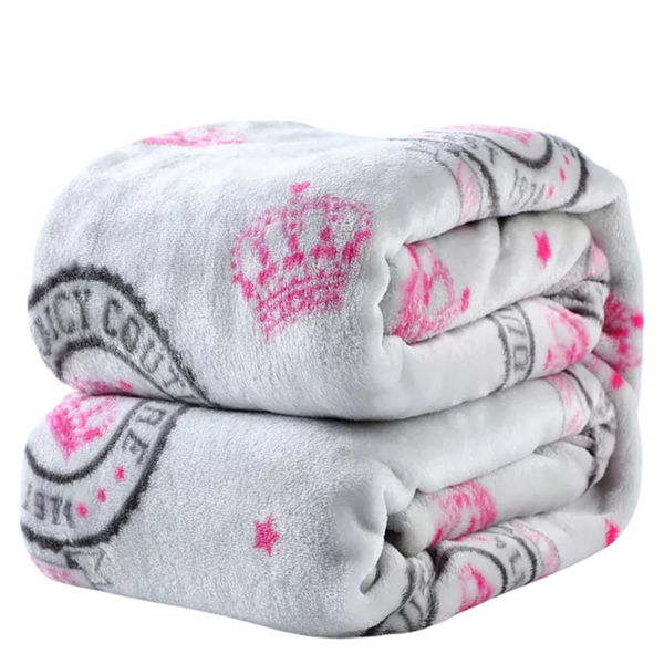Juicy Couture 50" x 70" Plush & Cozy Throw Blanket (3 Colors)