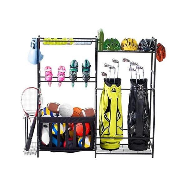 LUGO Storage Rack Garage Sports Equipment Organizer