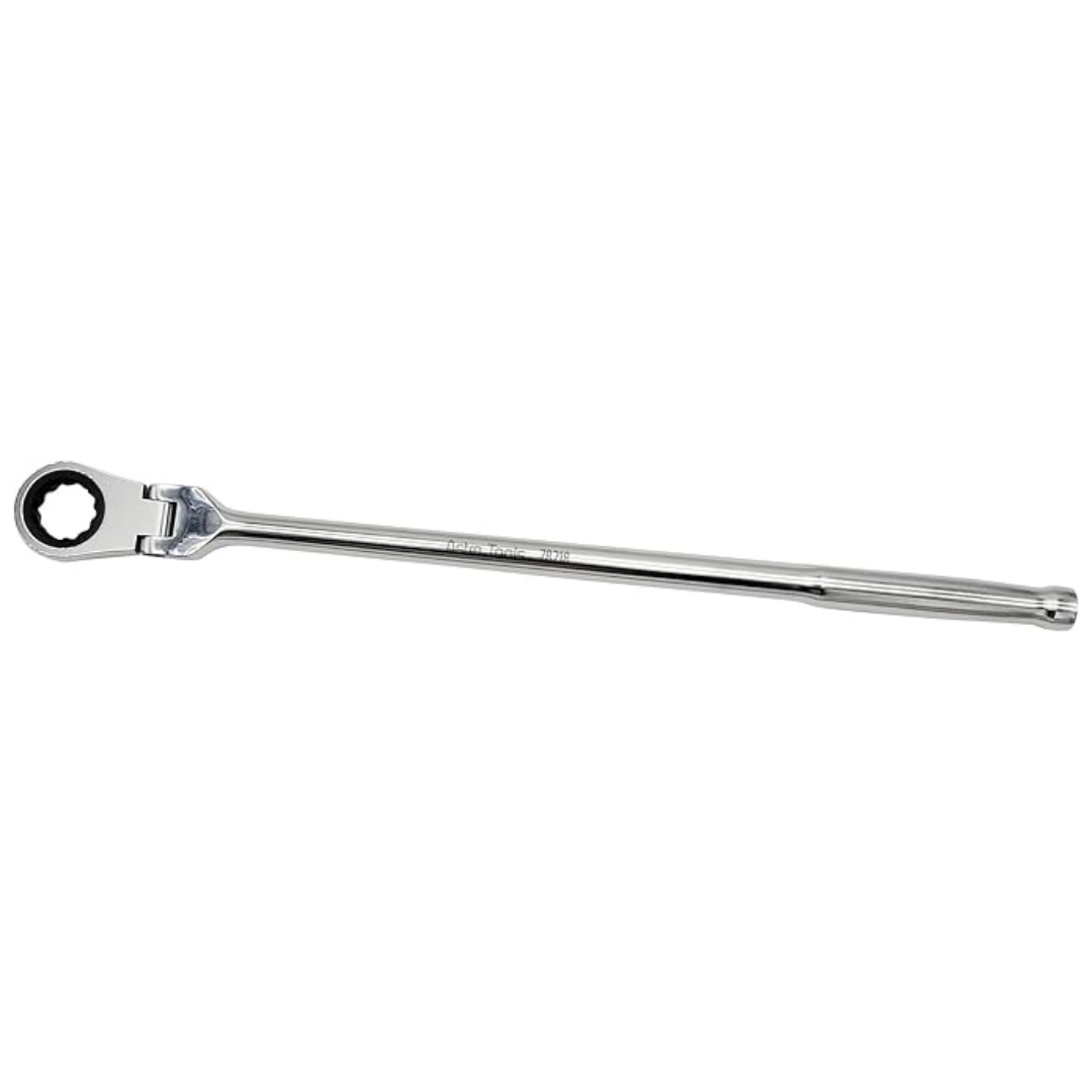 Astro Tools 18" Extra-Long Flex Head Ratchet Wrench For 1/2" Nano Sockets