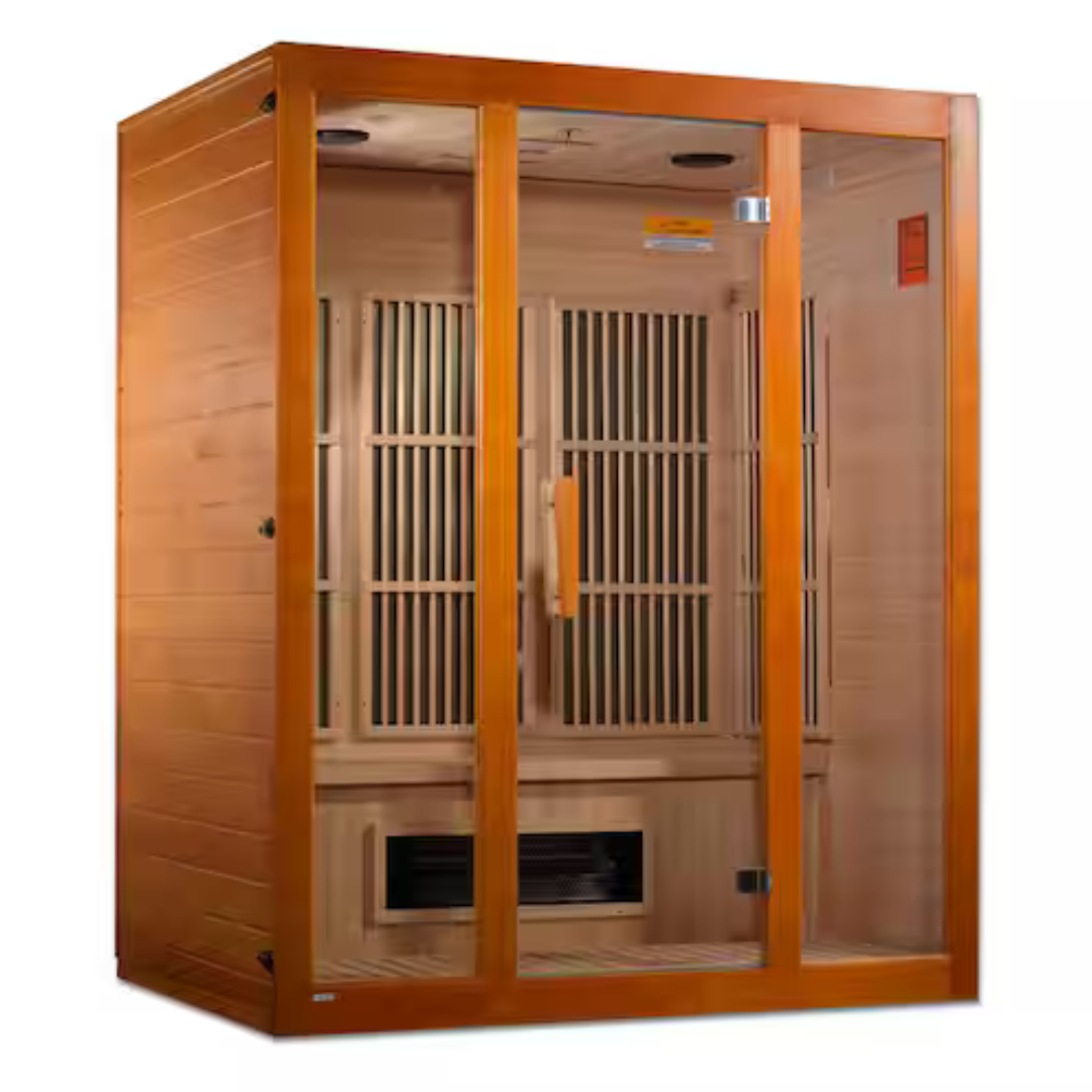 Alpine Lifesauna 3-Person Upgraded Infrared Sauna