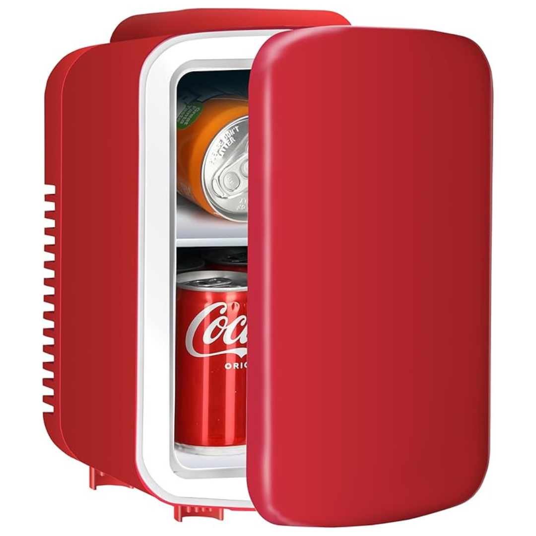 4L 6 Can Eco-Friendly Cooler & Warmer Mini Fridge