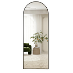64" x 21" BeautyPeak Arched Full Length Mirror With Stand (2 Colors)