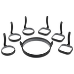 7-Piece Blackstone 5515 Egg Ring/Omelet Ring Kit