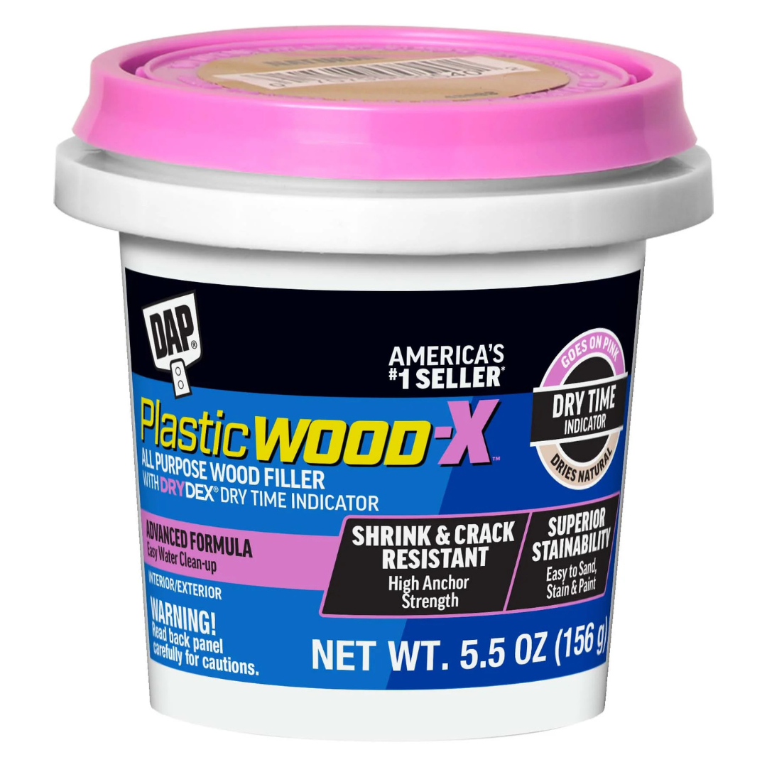 5.5-Oz DAP Plastic Wood-X All Purpose Wood Filler W/ DryDex Dry Time Indicator