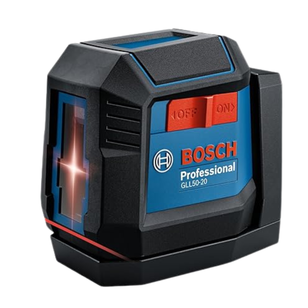 BOSCH GLL50-20 Self-Leveling 50ft Cross-Line Laser