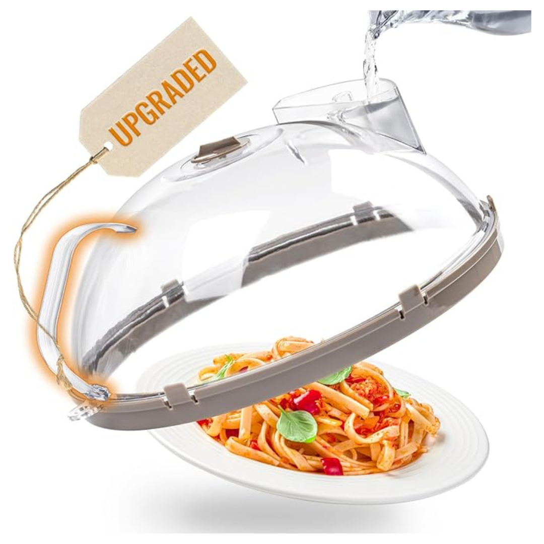 Upgraded Microwave Splatter Food Cover