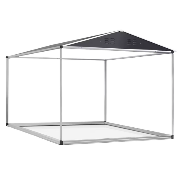 8ft x 12ft Outdoor Steel Storage Shed With Updated Frame