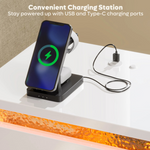 2-Pack Pinmoco LED Charging Station Nightstand