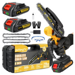 6" Battery Powered Handheld Mini Cordless Chainsaw