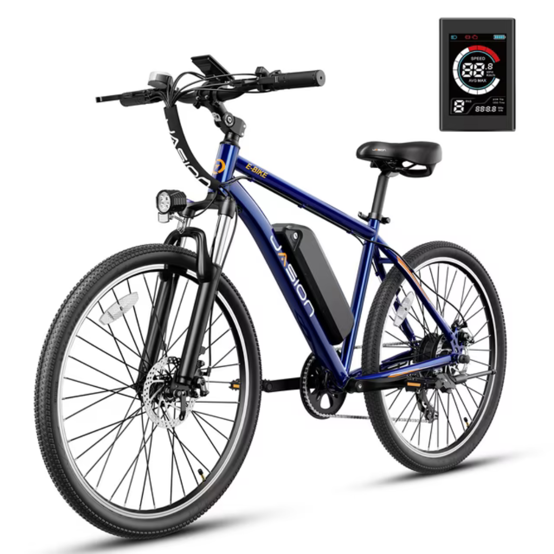 Jasion Electric Shimano 7-Speed Mountain Bike (3 Colors)