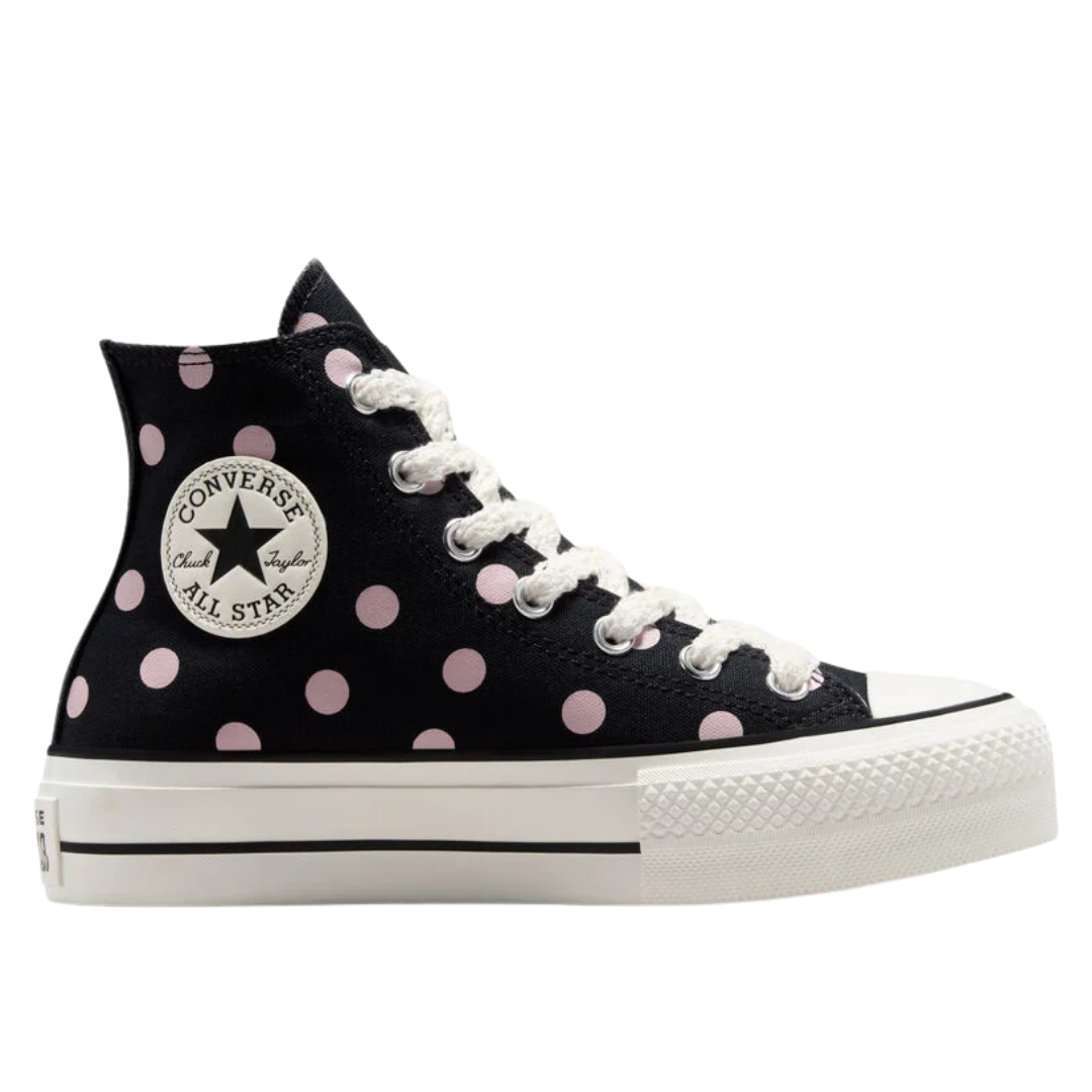 Chuck Taylor All Star Lift Platform Polka Dots Women's Shoe