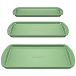 Set of 3 Bakken Commercial Grade Carbon Steel Baking Pan Set