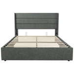 Sha Cerlin Queen Size Lift Up Modern Storage Bed Frame