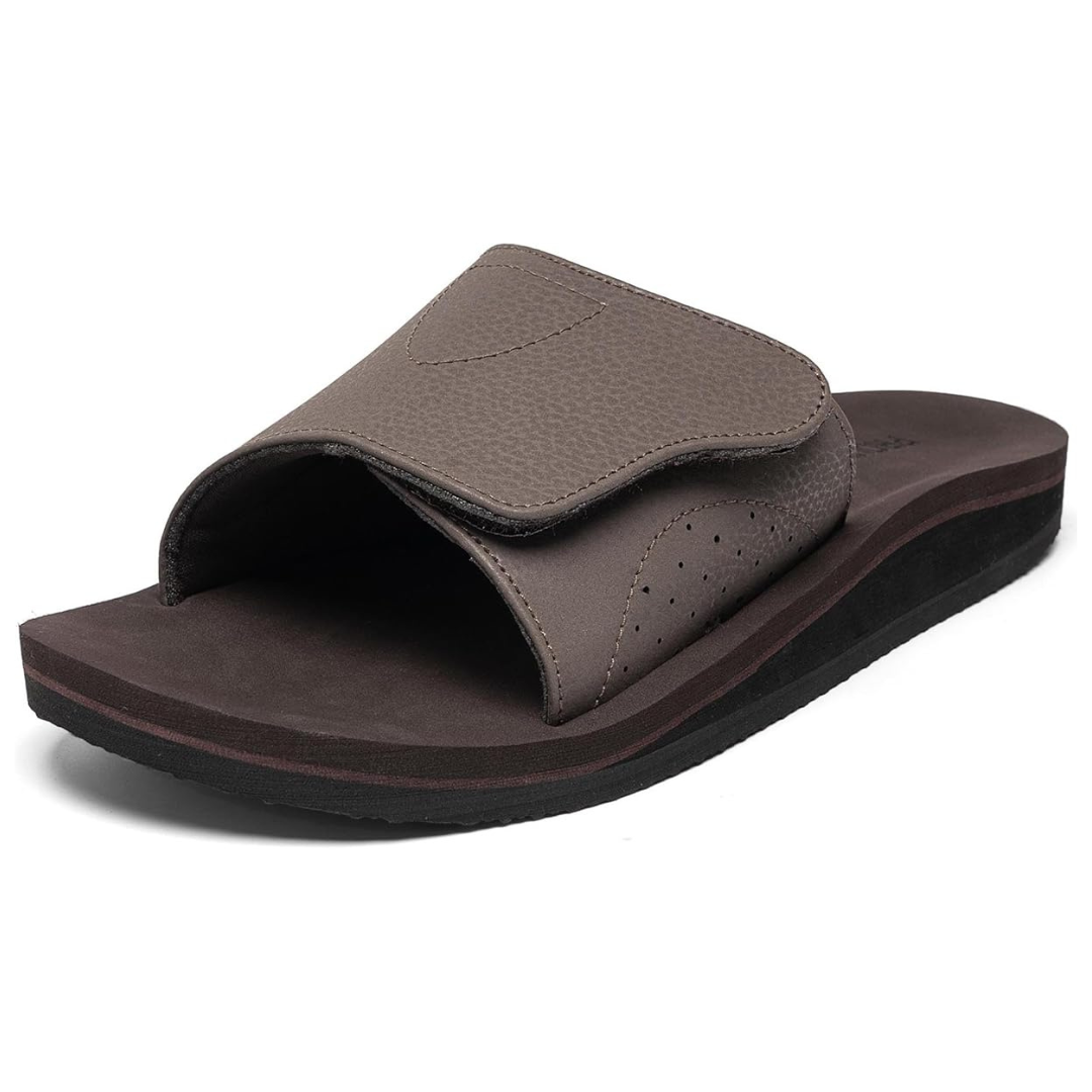 Men's Wide Slide Ergonomic Orthotic Arch Support Sandals