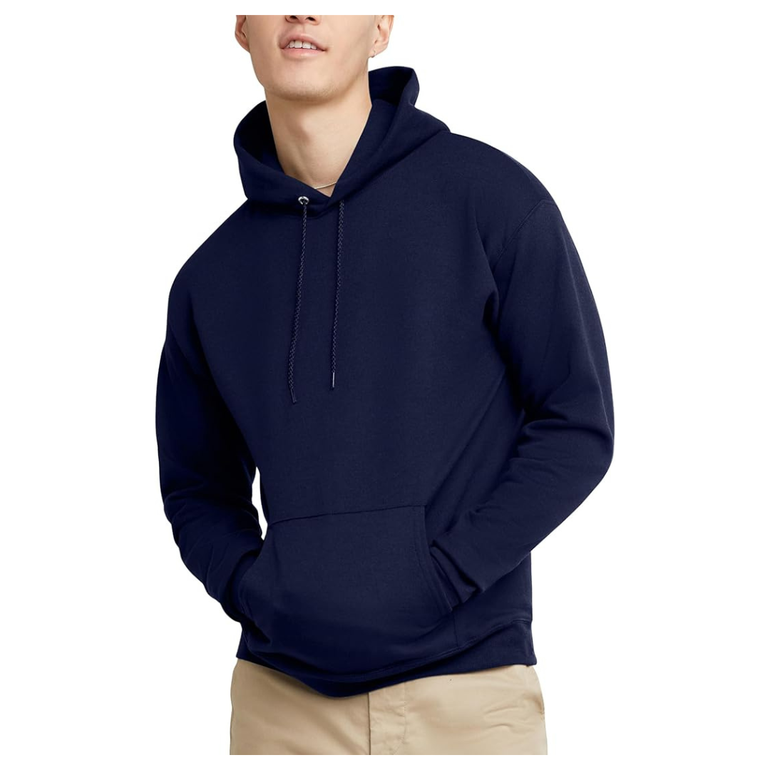 Hanes Men's Pullover EcoSmart Hooded Sweatshirt