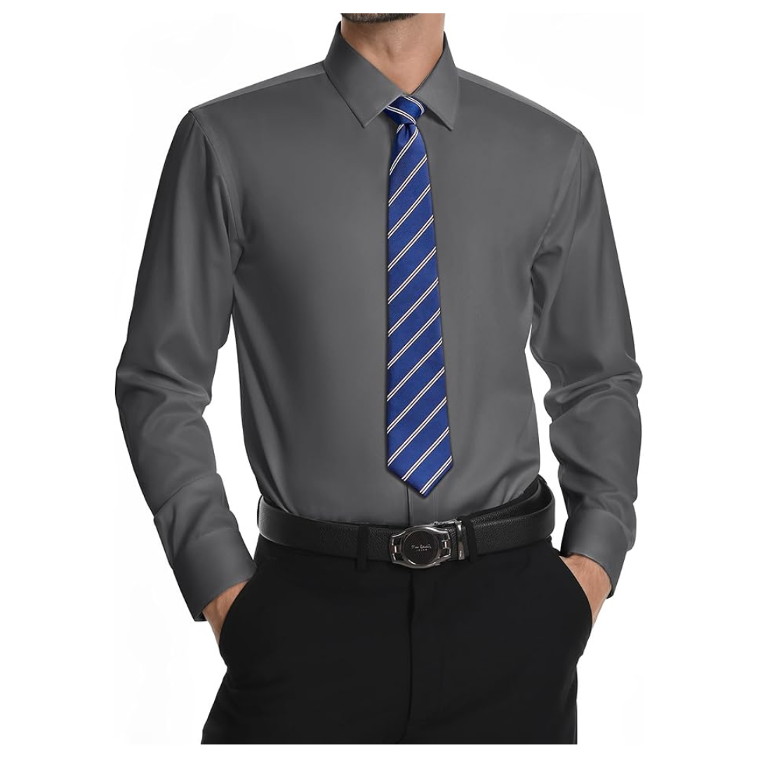Men's Wrinkle Free Regular Fit Formal Shirts