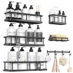 6-Pack Large Capacity Shower Organizer