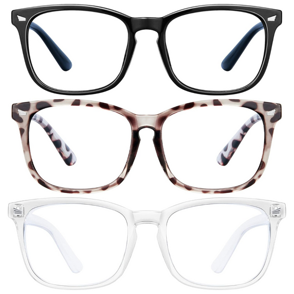 3-Pack Computer Blue Light Glasses