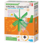 4M Toysmith, Green Science Windmill Generator Kit, DIY Science Kit With LED Lights