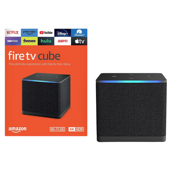 Amazon Fire TV Cube (Newest Model) With AI-powered Fire TV Search