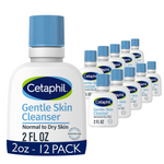 Cetaphil Face Wash, Hydrating Gentle Skin Cleanser For Dry To Normal Sensitive Skin (2 oz 12 Pack)