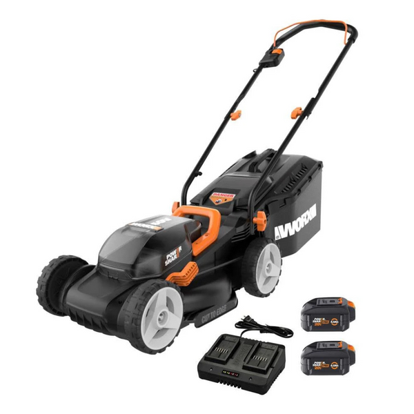 Worx WG779 2 x 20V Cordless 14 Inch Lawn Mower