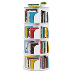 SpaceAid 4-Tier Rotating Bookshelf