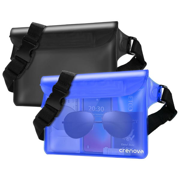 2-Pack Crenova IPX8 Waterproof Cell Phone Dry Bag