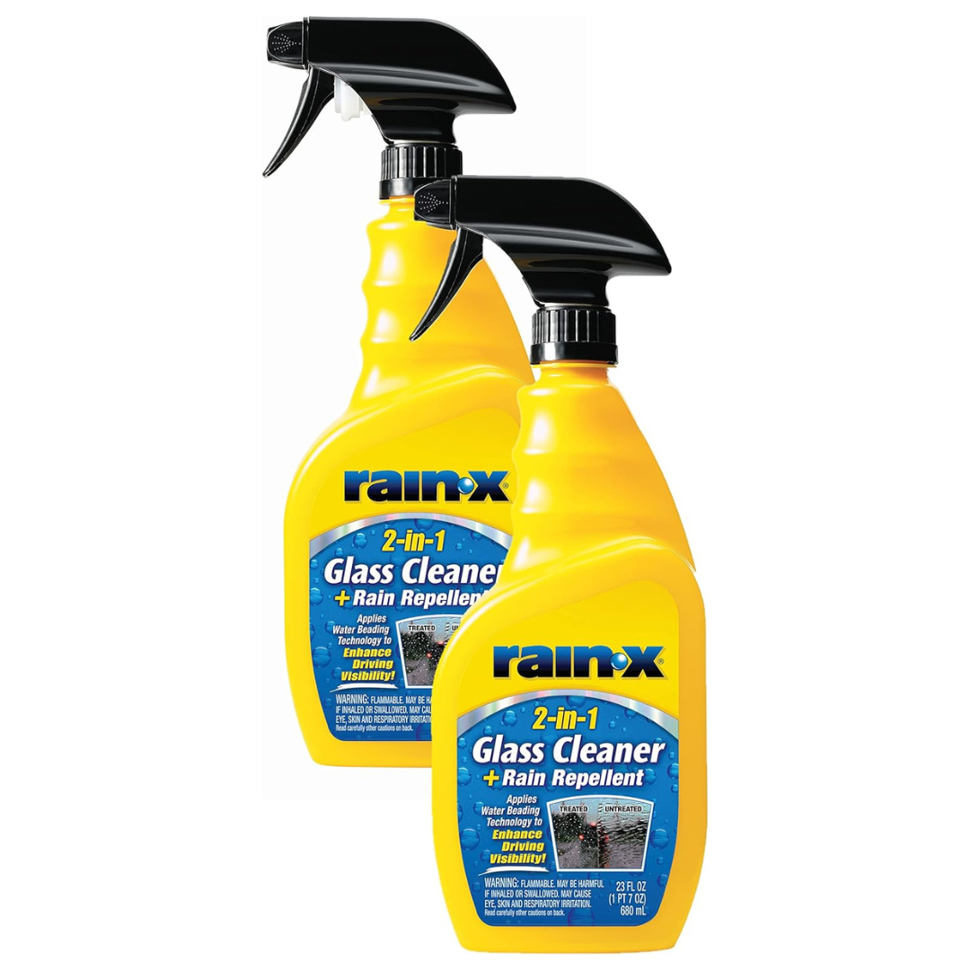 2-Pack 23-Oz Rain-X 2-in-1 Liquid Glass Cleaner & Rain Repellant