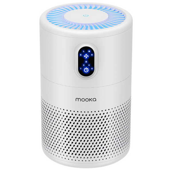 Mooka Up To 1076ft H13 True Hepa Air Purifier With Night Light