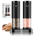 2-Pack Ioion Electric Salt And Pepper Grinder Set