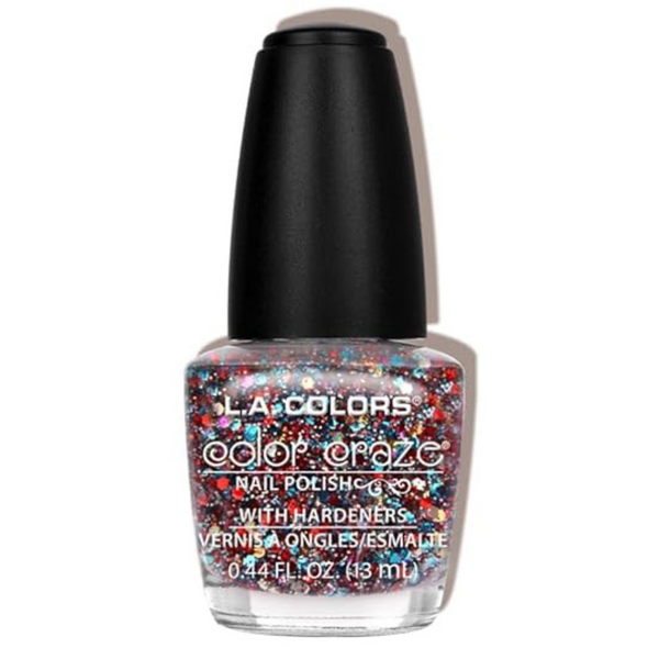 L.A. COLORS Color Craze Nail Polish (Confetti, 0.44 Fl Oz) (Various)