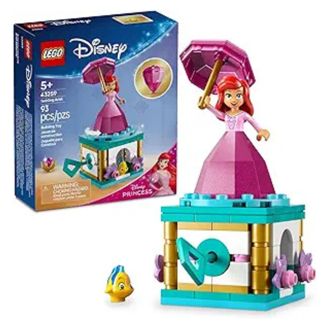 LEGO Disney Princess Twirling Ariel Little Mermaid 43259 Building Toy