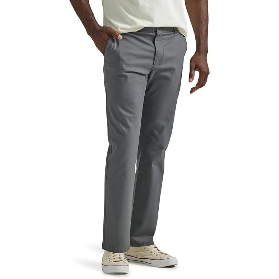 Lee Men's Extreme Motion Flat Front Slim Straight Pant