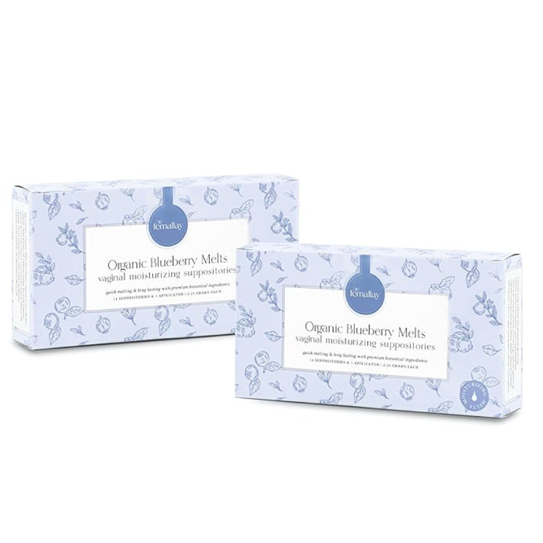 2-Pack Femallay Organic Vaginal Moisturizing Suppository Melts (Various Scents)