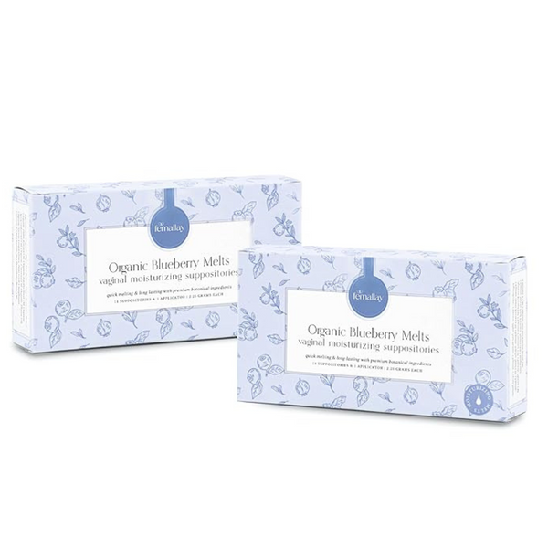 2-Pack Femallay Organic Vaginal Moisturizing Suppository Melts (Various Scents)