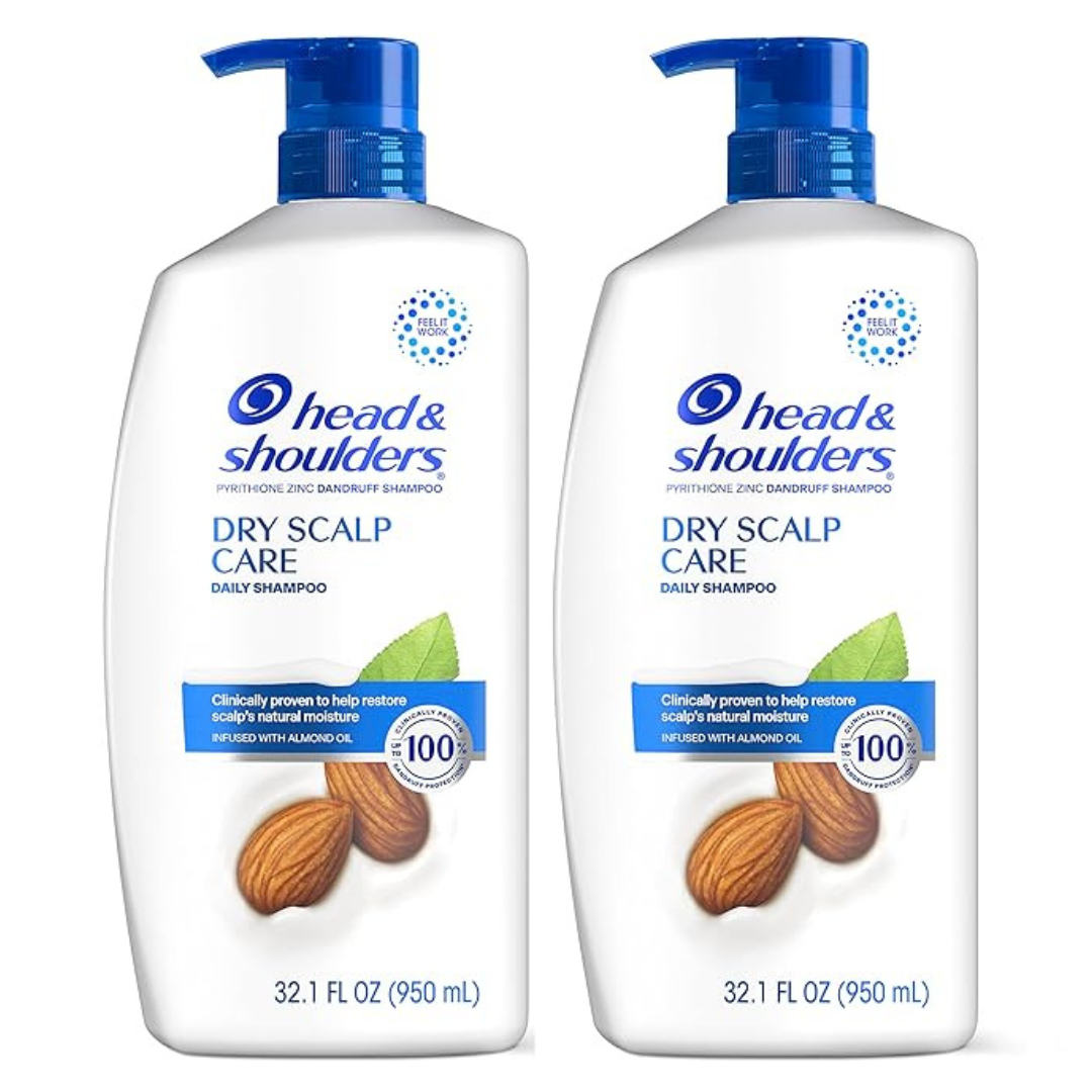 2-Pack Head & Shoulders Dry Scalp Care Anti-Dandruff Shampoo (32.1 Fl Oz)