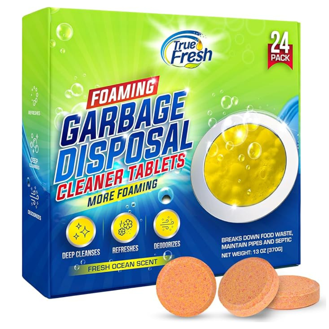 24-Pack Foaming Garbage Disposal Cleaner Tablets