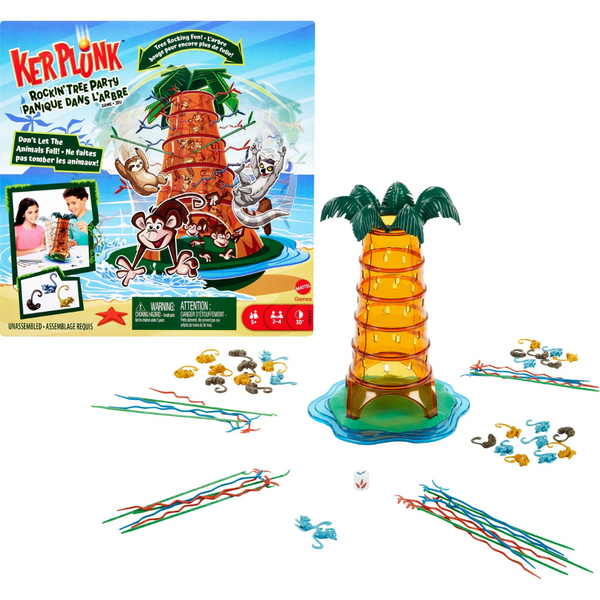 Kids Mattel Games Kerplunk Rockin Tree Party Game