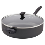 Farberware 6 Quart Dishwasher Safe Nonstick Jumbo Cooker/Saute Pan With Helper Handle