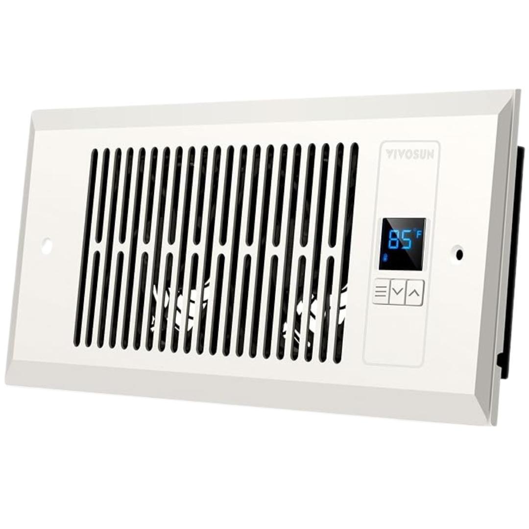 Vivosun 4" x 10" Quiet Register Cooling Heating AC Vent Booster Fan