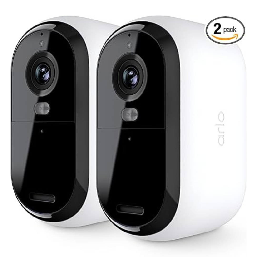 Arlo Essential 2-Camera Outdoor Wireless 2K Security Camera