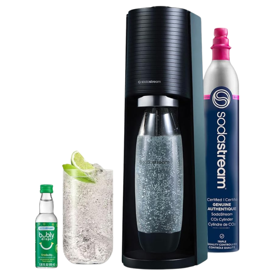 SodaStream Terra Sparkling Water Maker Starter Kit (Black)