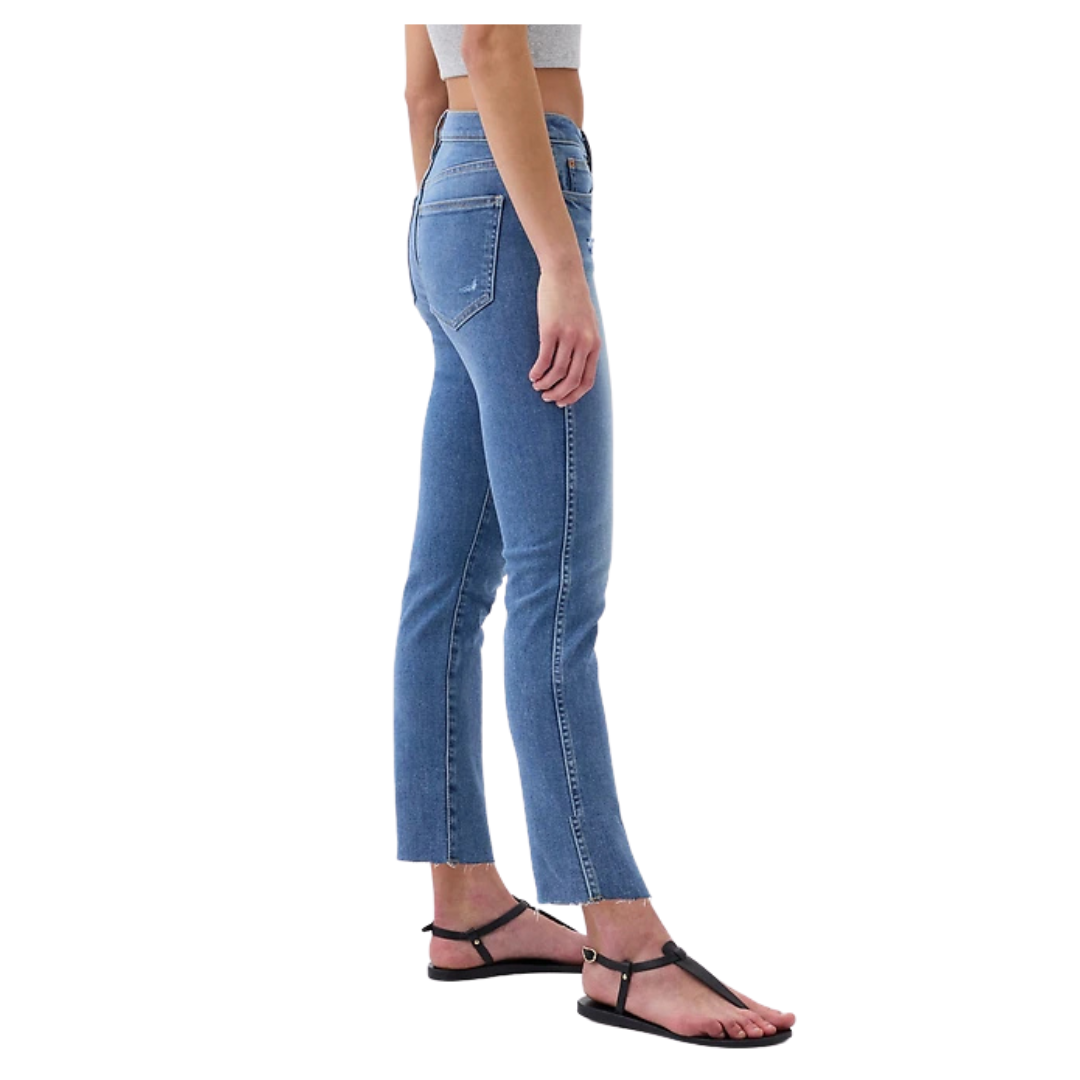 GAP Women's Mid Rise Vintage Slim Jeans (Medium Indigo)