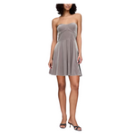 GAP Women's Strapless Velvet Mini Dress