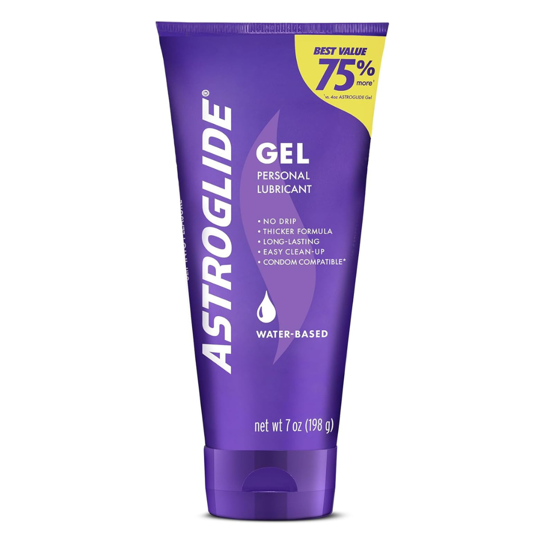 7oz Astroglide Unscented Water Based Lube With No Drip