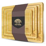 3-Count Bamboo Cutting Boards With Juice Groove (L+M+S)