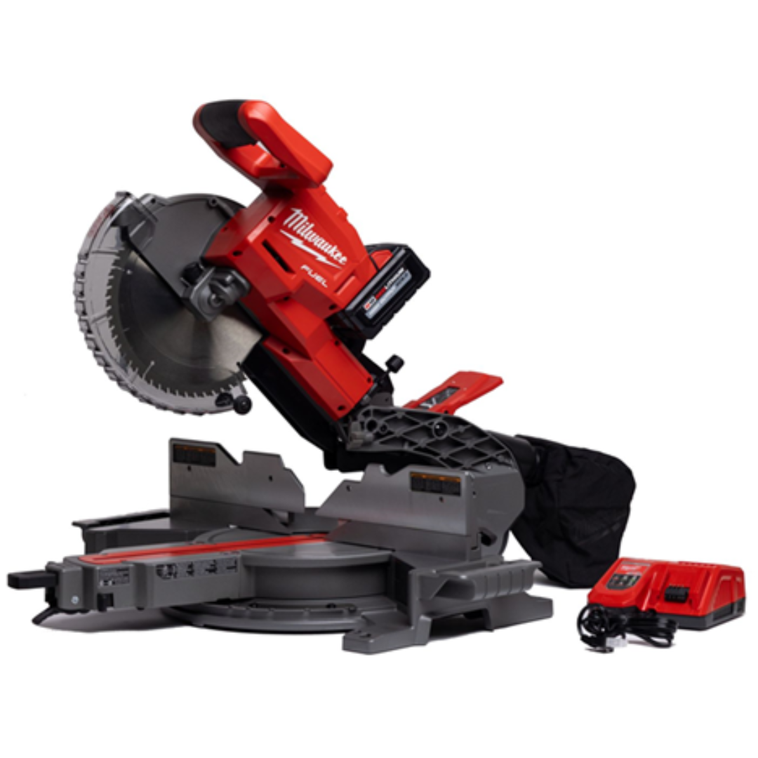 MILWAUKEE M18 Fuel 18v Red Brushless 10" Dual Bevel Miter Saw